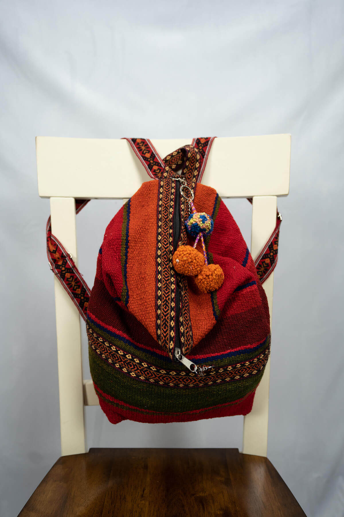 Accessory Backpack 100% Peruvian Sheep wool Handmade Unisex