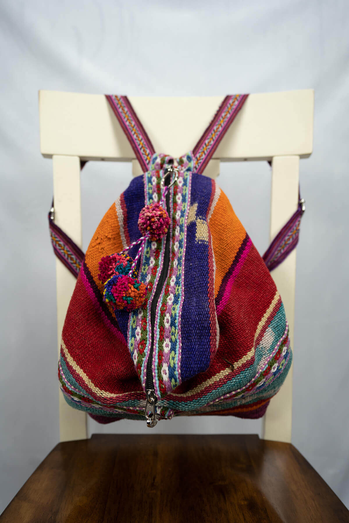 Accessory Backpack 100% Peruvian Sheep wool Handmade Unisex