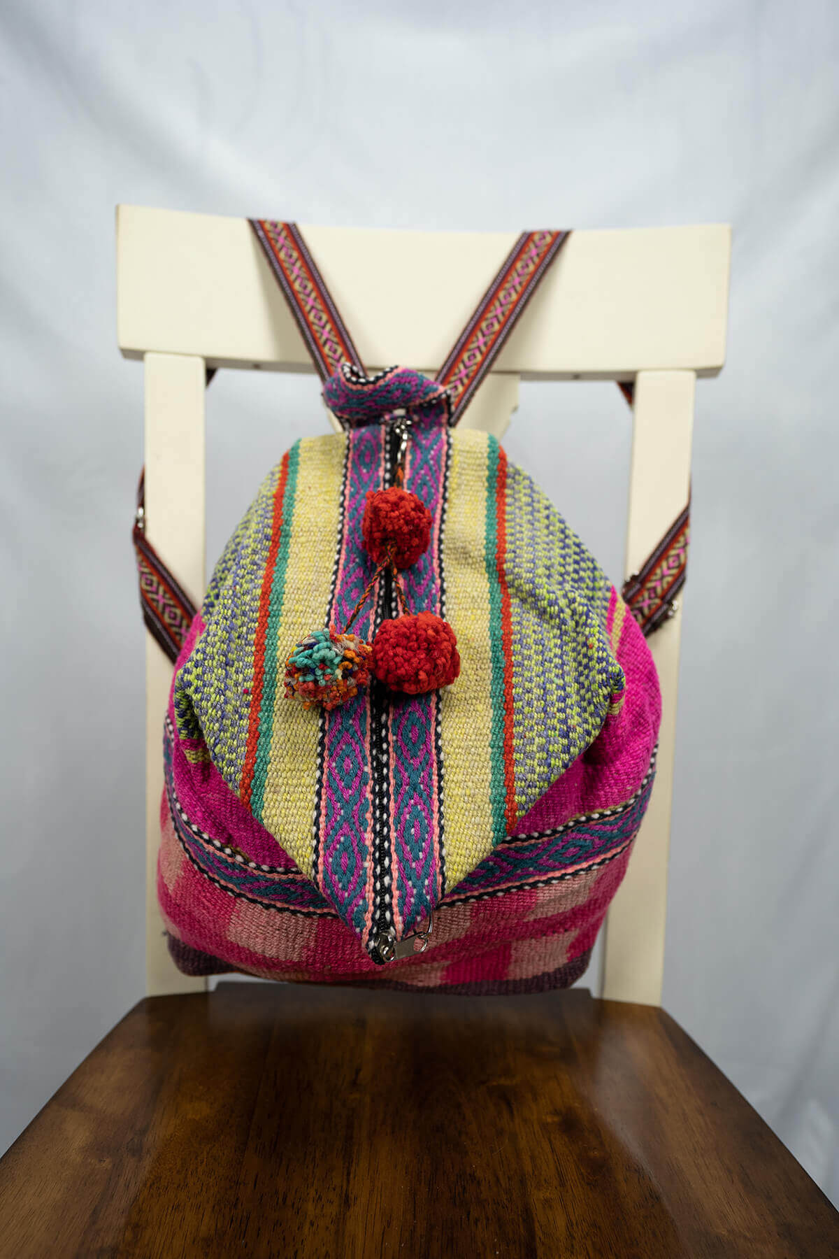 Accessory Backpack 100% Peruvian Sheep wool Handmade Unisex