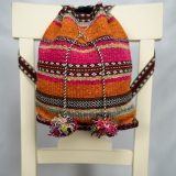 Accessory Backpack 100% Peruvian Sheep wool Handmade Unisex